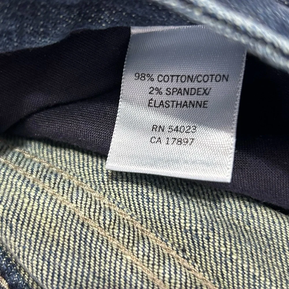 Banana Republic Straight Leg Dark Wash Stretch Jeans EUC sz 26/8S